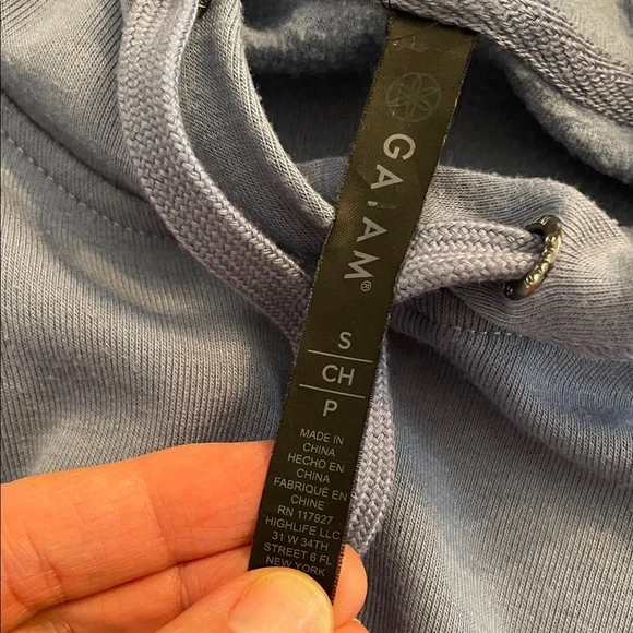 GAIAM Sky Blue Hoodie - Picture 2 of 7